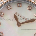 Replica Bvlgari Lvcea Bvf Mop Dial In Rose Goldsteel With Diamond Bezel (4)