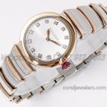 Replica Bvlgari Lvcea Bvf Silver Dial In Rose Goldsteel (2)