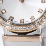 Replica Bvlgari Lvcea Bvf Silver Dial In Rose Goldsteel With Diamond Bezel (5)