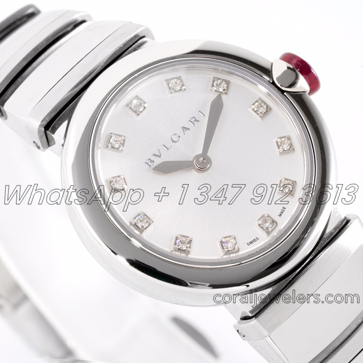 Replica Bvlgari Lvcea Bvf Silver Dial In Steel (1)