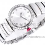 Replica Bvlgari Lvcea Bvf Silver Dial In Steel With Diamond Bezel (3)