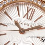 Replica Bvlgari Lvcea Bvf White Dial In Rose Gold With Diamond Bezel (3)