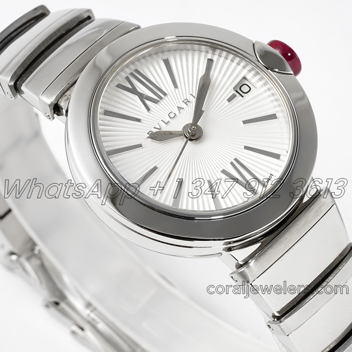 Replica Bvlgari Lvcea Bvf White Dial In Steel (2)