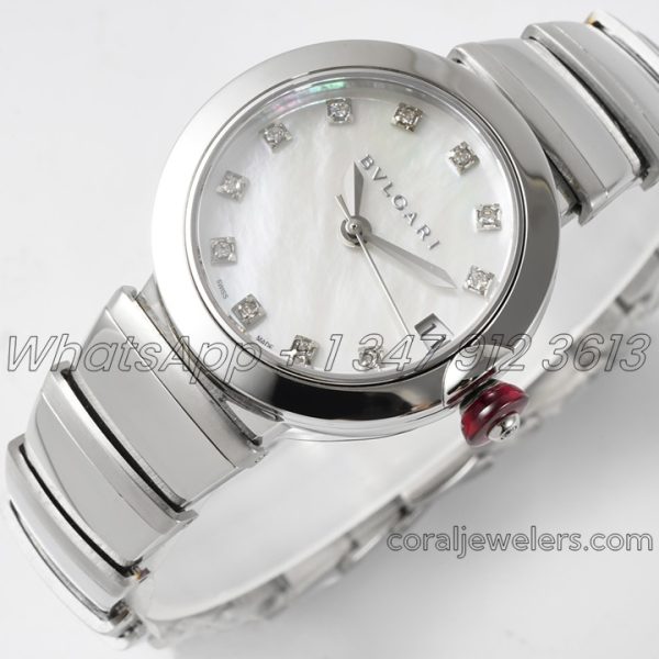 Replica Bvlgari Lvcea Mop Dial In Steel (1)