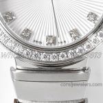 Replica Bvlgari Lvcea White Dial In Steel With Diamond Bezel (4)