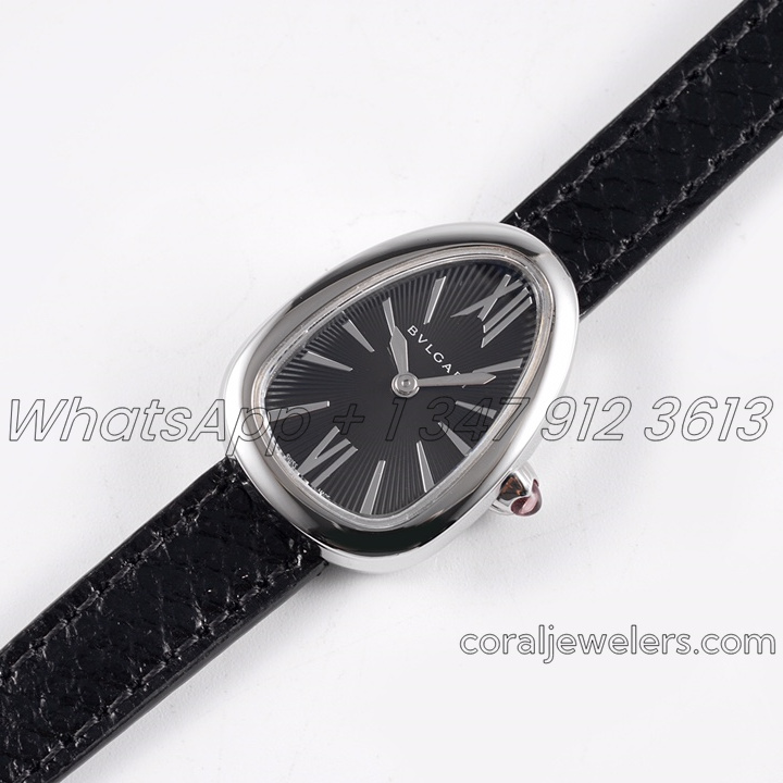 Replica Bvlgari Serpenti Bvf Black Texture Dial (2)