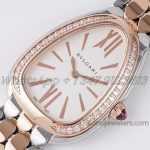 Replica Bvlgari Serpenti Seduttori Bvf Ref 103274 White Dial In Steelrose Gold (3)