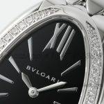 Replica Bvlgari Serpenti Seduttori Bvf Ref 103361 Black Dial In Steel With Diamonds (4)