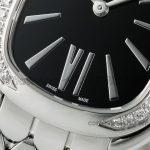 Replica Bvlgari Serpenti Seduttori Bvf Ref 103361 Black Dial In Steel With Diamonds (5)