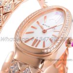 Replica Bvlgari Serpenti Seduttori Bvf White Dial In Rose Gold With Diamonds (4)