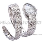 Replica Bvlgari Serpenti Seduttori Bvf White Dial In Steel With Diamonds (1)