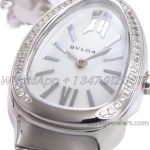 Replica Bvlgari Serpenti Seduttori Bvf White Dial In Steel With Diamonds (7)