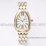 Replica Bvlgari Serpenti Seduttori Bvf White Dial In Yellow Gold (1)