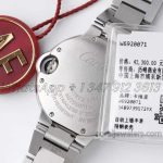 Replica Cartier Ballon Bleu 33mm Af Silver Dial In Steel (17)