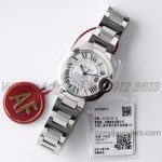 Replica Cartier Ballon Bleu 33mm Af Silver Dial In Steel (18)