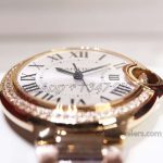 Replica Cartier Ballon Bleu 33mm Af White Dial In Pink Gold With Diamond Bezel (5)