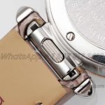 Replica Cartier Pasha 30mm Af White Dial In Pink Leather Strap (9)