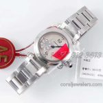 Replica Cartier Pasha 30mm Af White Dial In Steel Bracelet (9)