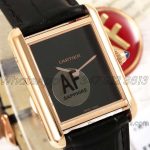 Replica Cartier Tank Must Af Black Dial In Rose Swiss Quartz (3)