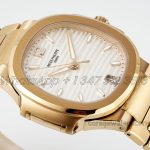 Replica Patek Philippe Ladies Nautilus 71181200r Ppf White Dial Swiss 324sc (5)