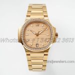 Replica Patek Philippe Ladies Nautilus 71181200r Ppf Yg Dial Swiss 324sc (1)