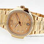 Replica Patek Philippe Ladies Nautilus 71181200r Ppf Yg Dial Swiss 324sc (7)