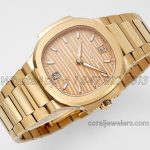 Replica Patek Philippe Ladies Nautilus 71181200r Ppf Yg Dial Swiss 324sc (8)