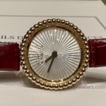 Replica Van Cleef & Arpels Perlee Watch 30mm White Dial Rose Gold Swiss Ronda Quartz (4)