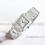 Replica Cartier Tank Francaise Ladies M+ White Dial Swiss Ronda Quartz Movement (3)