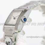 Replica Cartier Tank Francaise Ladies M+ White Dial Swiss Ronda Quartz Movement (8)