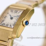 Replica Cartier Tank Francaise Ladies M+ Yellow Gold (6)