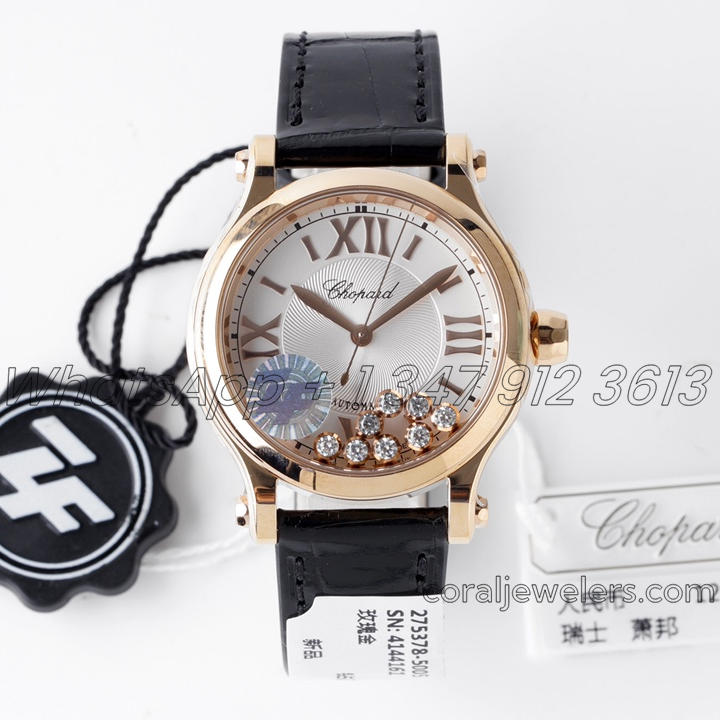 Replica Chopard Happy Sport Automatic Zf 30mm White Dial In Steelrose Gold (1)