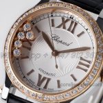 Replica Chopard Happy Sport Automatic Zf 30mm White Dial With Diamond Bezel (13)