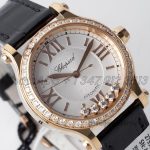 Replica Chopard Happy Sport Automatic Zf 30mm White Dial With Diamond Bezel (3)