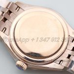 Replica Rolex Ladies Datejust 28mm 279171 Twf Aubergine Dial With Roman Markers In Rose Gold (10)