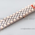 Replica Rolex Ladies Datejust 28mm 279171 Twf Aubergine Dial With Roman Markers In Rose Gold (9)