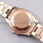 Replica Rolex Ladies Datejust 28mm 279171 Twf Chocolate Dial With Roman Markers In Rose Gold (5)