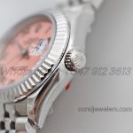 Replica Rolex Ladies Datejust 28mm 279174 Twf Pink Dial With Roman Markers (13)