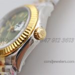 Replica Rolex Ladies Datejust 28mm 279383rbr Twf Aubergine Dial With Roman Markers In Yellow Goldsteel (4)