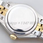 Replica Rolex Ladies Datejust 28mm 279383rbr Twf Aubergine Dial With Roman Markers In Yellow Goldsteel (9)