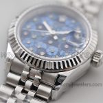 Replica Rolex Ladies Datejust 28mm 279384rbr Twf Floral Motif Dial In Steel (3)