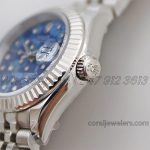 Replica Rolex Ladies Datejust 28mm 279384rbr Twf Floral Motif Dial In Steel (4)