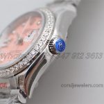 Replica Rolex Ladies Datejust 28mm 279384rbr Twf Pink Dial Diamond Markers In Steel (4)