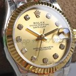 Replica Rolex Ladies Datejust 31mm 278273 Twf 904l & Rg Champagne Dial Swiss 2836 (3)