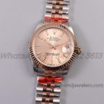 Replica Rolex Ladies Datejust 31mm 278273 Twf 904l & Rg Pink Dial Swiss 2836 (1)