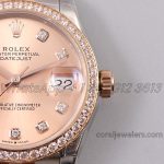 Replica Rolex Ladies Datejust 31mm 278273 Twf 904l & Rg Pink Dial Swiss 2836 (13)