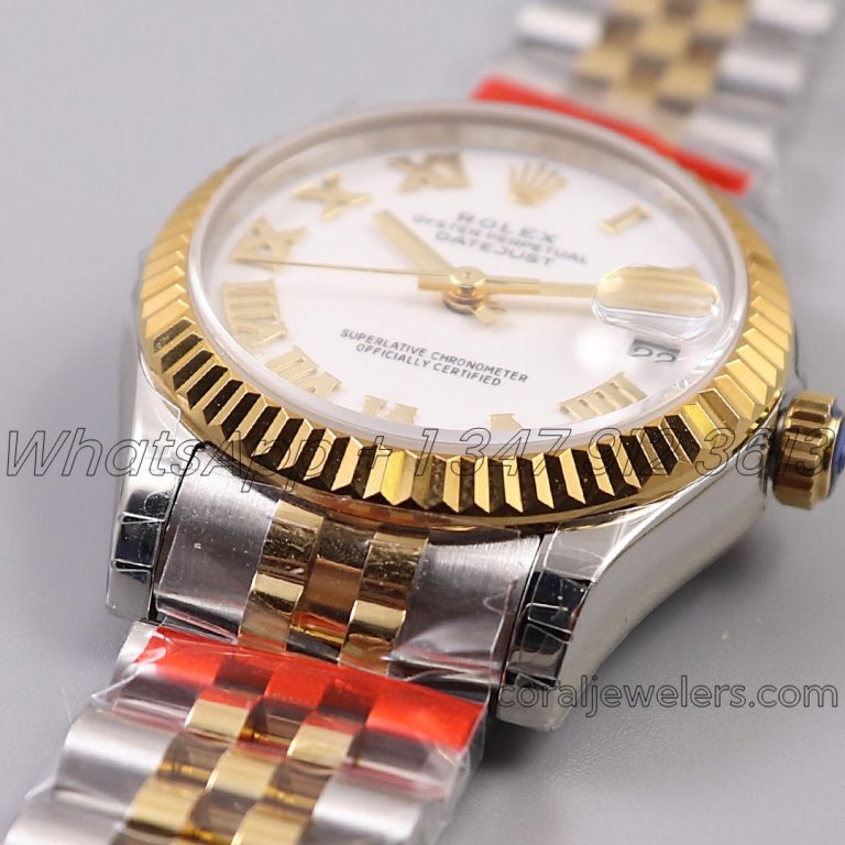 Replica Rolex Ladies Datejust 31mm 278273 Twf 904l & Rg White Dial Swiss 2836 (2)