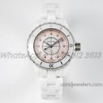 Replica Chanel Ladies J12 Bvf 33mm Pink Dial Swiss Quartz Movement (1)