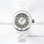 Replica Chanel Ladies J12 Bvf 33mm White Dial Swiss Quartz Movement (1)