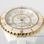 Replica Chanel Ladies J12 Bvf 38mm White Dial Caliber 12 (5)